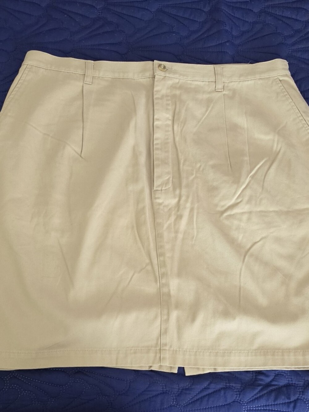 Eddie Bauer Cream Mini Skirt Size 20 Tall - Picture 2 of 5